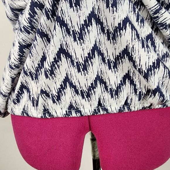 Temped Hearts Strapless Top Smocked Lined Bust Geometric Print Boho Festival M - Picture 11 of 13